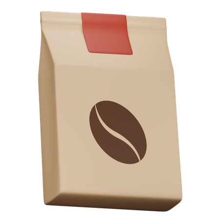 Paquete de cafe  3D Icon