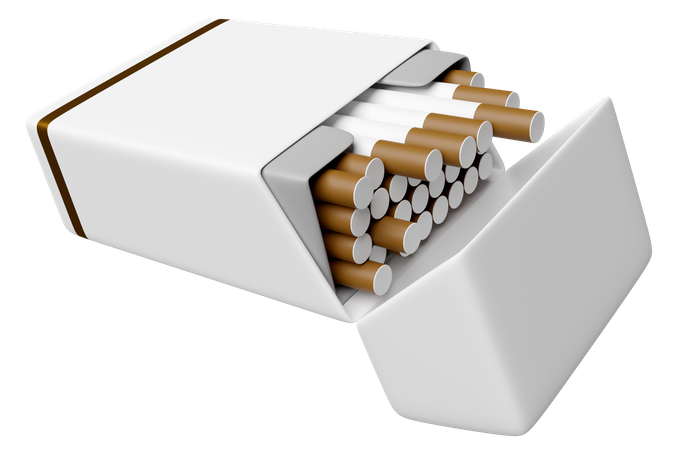Paquete de cigarrillos  3D Icon