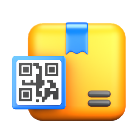 Paquete de código qr  3D Icon