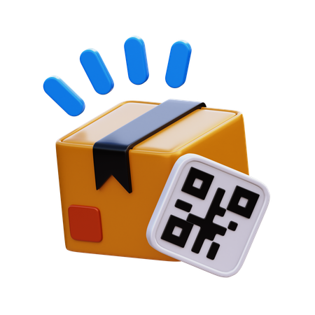 Paquete de código qr  3D Icon