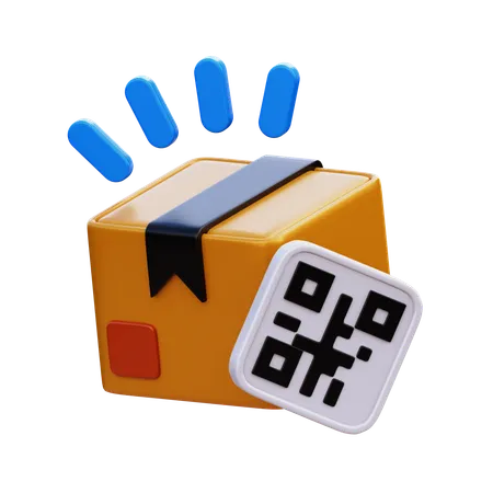 Paquete de código qr  3D Icon