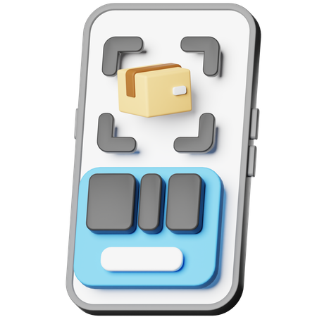 Paquete de código qr  3D Icon