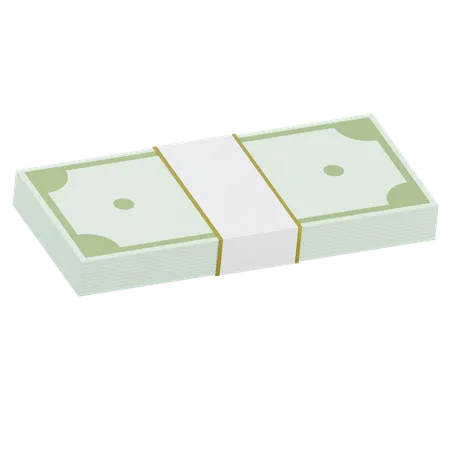 Paquete de dinero  3D Icon