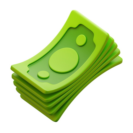 Paquete de dinero  3D Icon