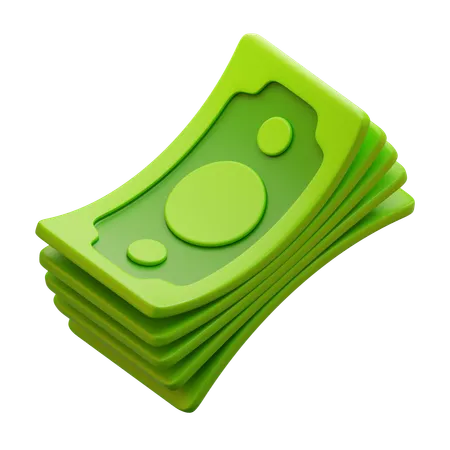 Paquete de dinero  3D Icon