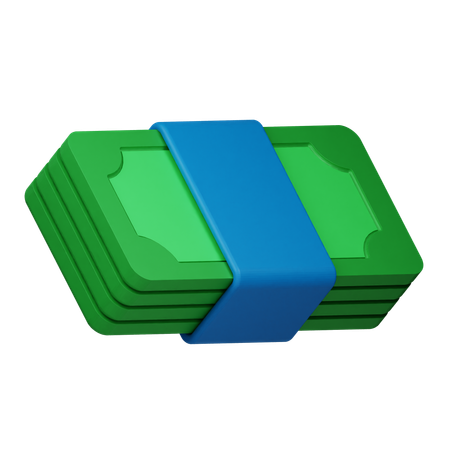 Paquete de efectivo  3D Icon