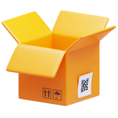 Entrega De Caja De Carton 3 D Adecuado Para Sus Proyectos Relacionados Con Compras Y Entregas 3D Icon