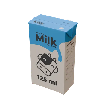 Paquete de leche  3D Icon