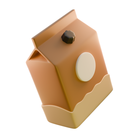 Paquete de leche  3D Icon