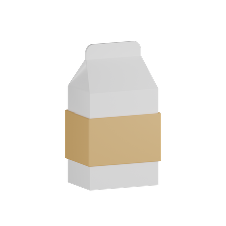 Paquete de leche  3D Icon