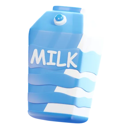 Paquete de leche  3D Icon