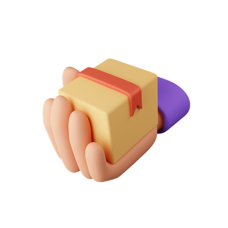 Paquete de mano  3D Icon