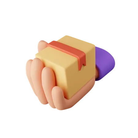 Paquete de mano  3D Icon