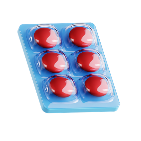 Paquete de pastillas  3D Icon