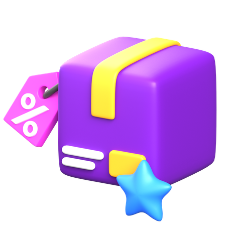 Descuento de paquete  3D Icon