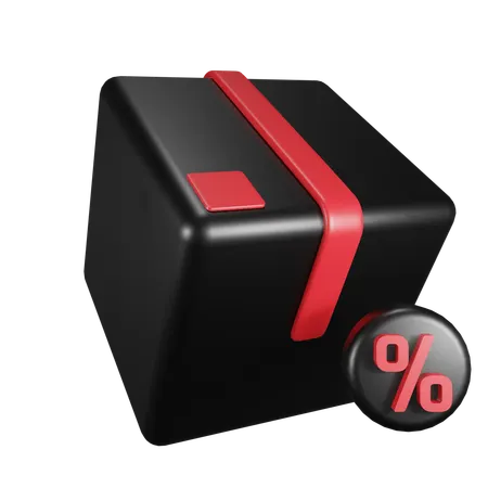 Descuento de paquete  3D Icon