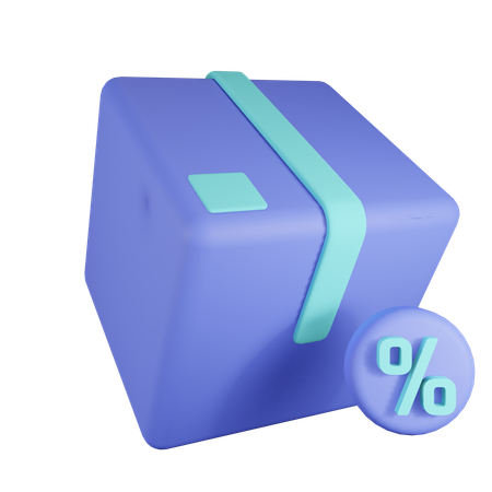 Descuento de paquete  3D Icon