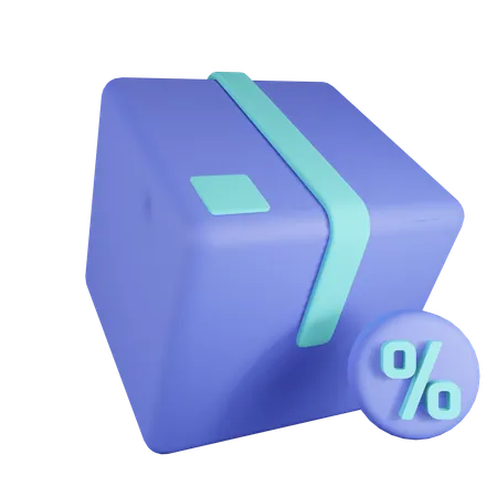 Descuento de paquete  3D Icon