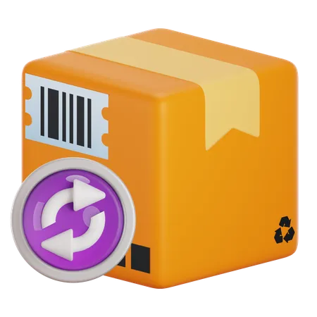 Paquete de devolución  3D Icon