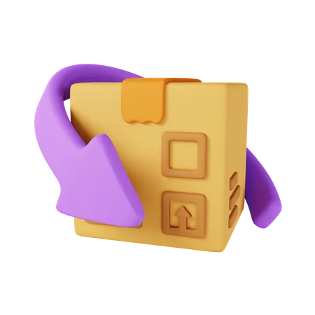 Paquete de devolución  3D Icon