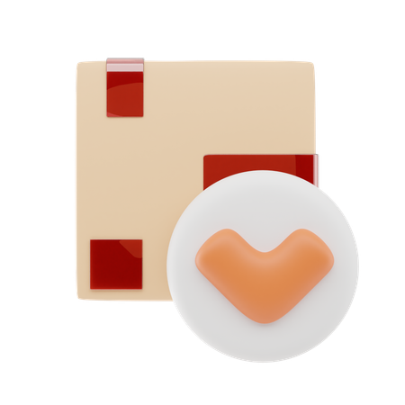 Paquete entregado  3D Icon