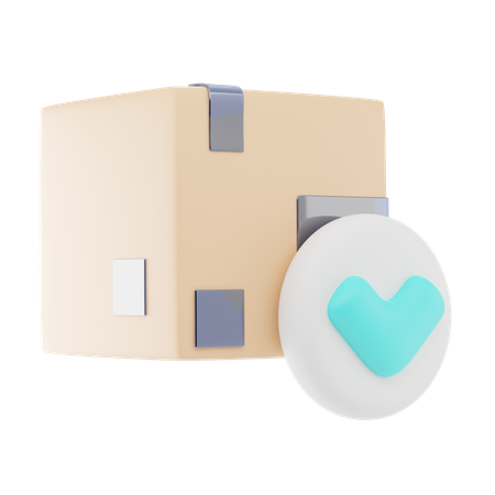 Paquete entregado  3D Icon