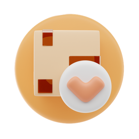 Paquete entregado  3D Icon