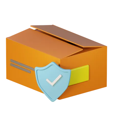 Escudo del paquete  3D Icon