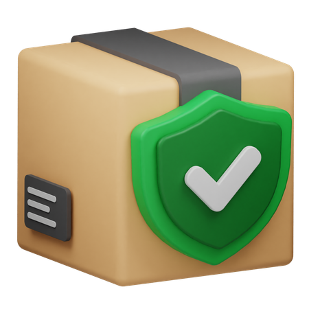Protección del paquete  3D Icon