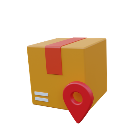 Paquete de ubicación  3D Icon