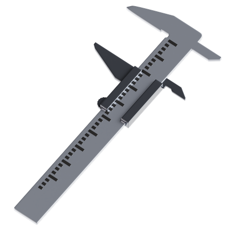 Paquímetro  3D Icon