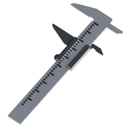Paquímetro  3D Icon