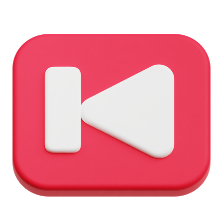 Para trás  3D Icon