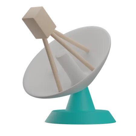 Antena parabólica  3D Illustration