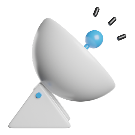 Parabolic Antenna  3D Icon