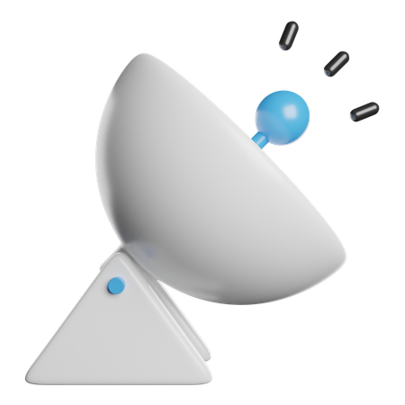 Parabolic Antenna  3D Icon