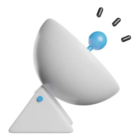 Parabolic Antenna  3D Icon