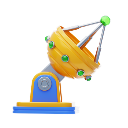 Parabolic Satellite  3D Icon