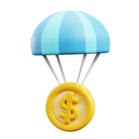 Parachute  3D Icon