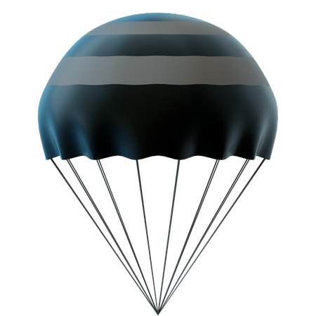 Parachute  3D Illustration