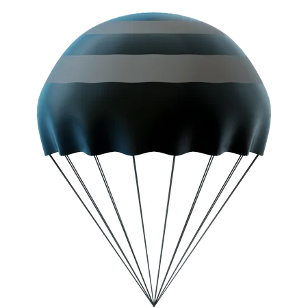 Parachute  3D Illustration