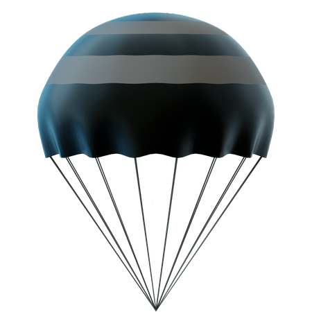 Parachute 3D Illustration