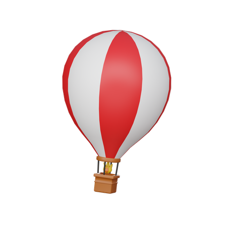 Parachute Balloon  3D Icon