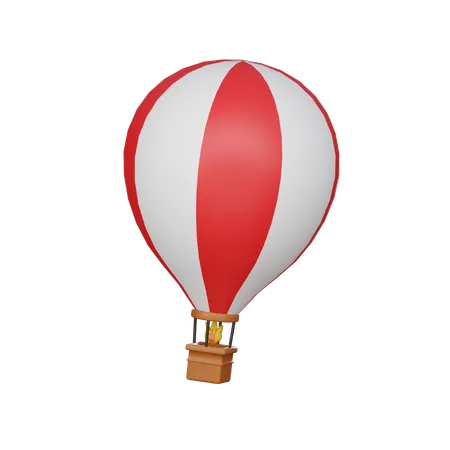 Parachute Balloon  3D Icon