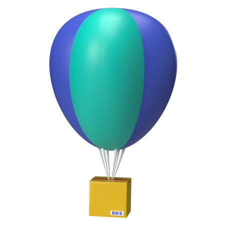 Logistique des parachutes  3D Icon