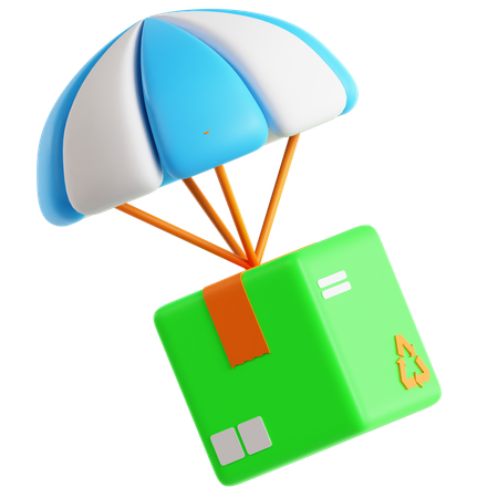 Produit parachute  3D Icon