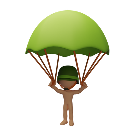 Parachutisme  3D Icon