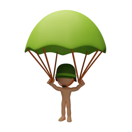 Parachutisme  3D Icon