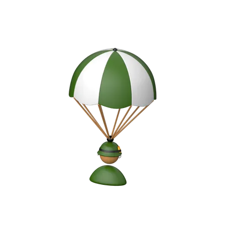 Parachutiste  3D Icon