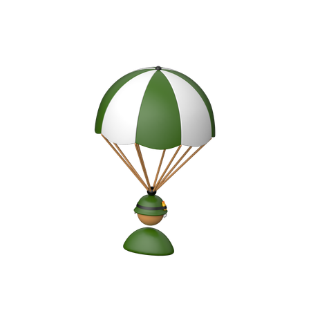 Parachutiste  3D Icon
